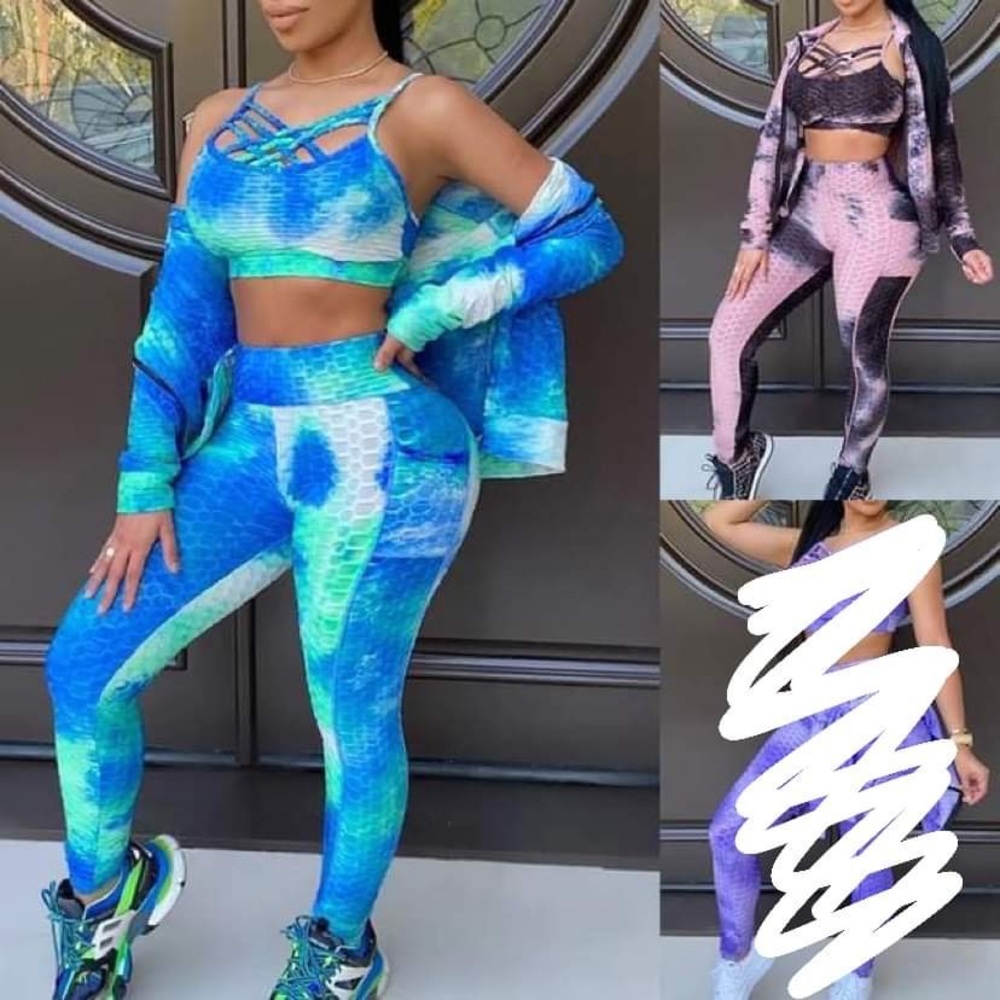 Women’s Tik Tok leggings 3 pc outfit